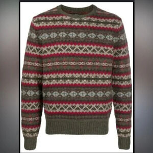 Ralph Lauren RRL fair isle knit jumper sweater